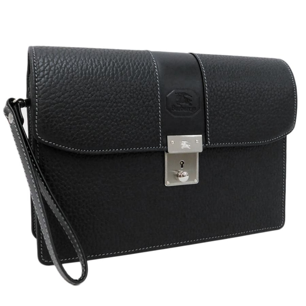Burberry Shoulder bag black leather going out - Picture 1 of 9